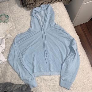 NEW🤍 Baby Blue Cropped Hoodie🤍